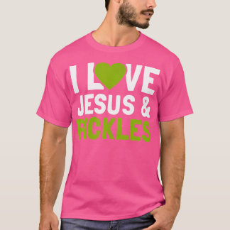 I Kärlek Pickles Jesus Lusnyj Religiösa Bible Pick T Shirt