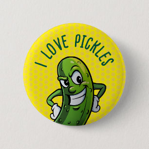 I Kärlek Pickles Knapp