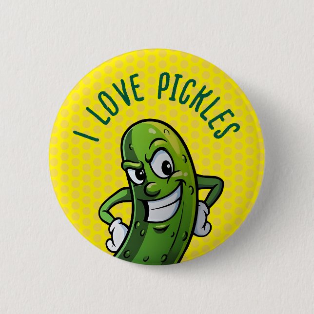 I Kärlek Pickles Knapp (Framsida)