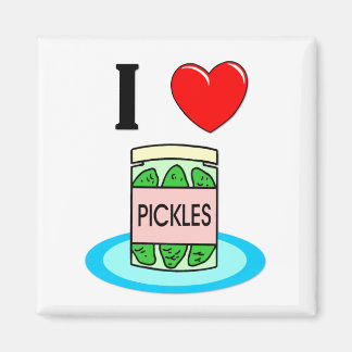 I Kärlek Pickles Magnet