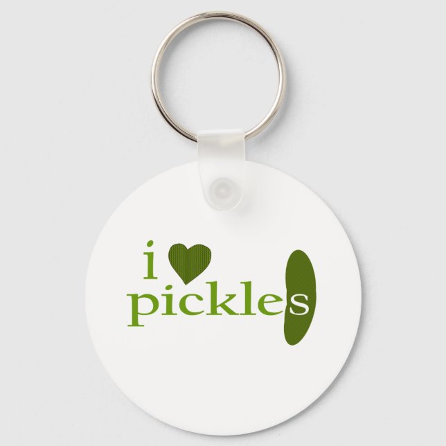 I Kärlek Pickles Nyckelring (Framsida)