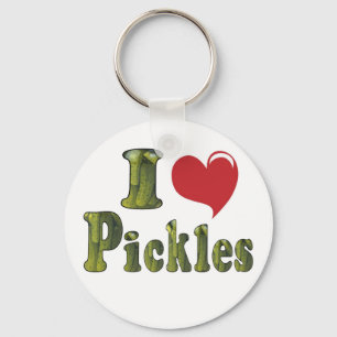 I Kärlek Pickles Nyckelring