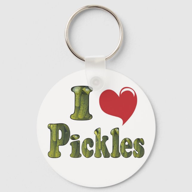 I Kärlek Pickles Nyckelring (Framsida)