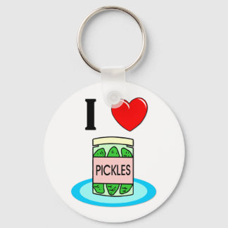 I Kärlek Pickles Nyckelring