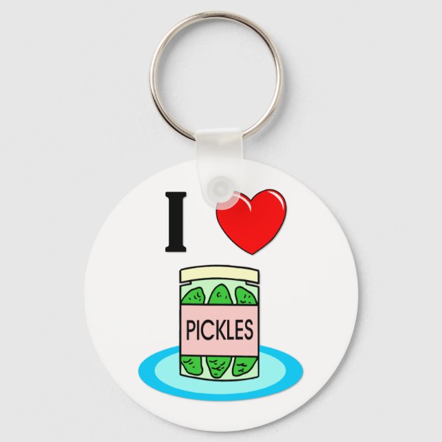 I Kärlek Pickles Nyckelring (Framsida)
