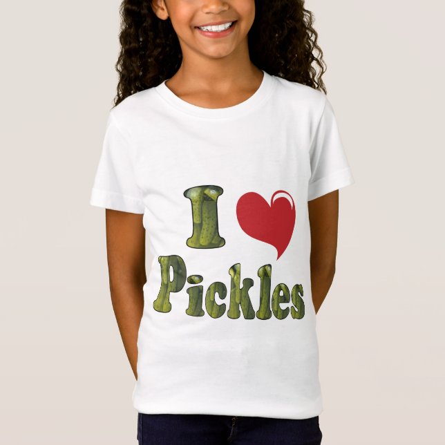 I Kärlek Pickles T-shirt (Framsida)