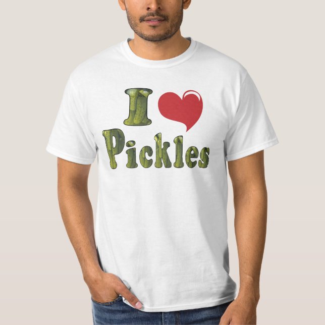 I Kärlek Pickles Tee (Framsida)