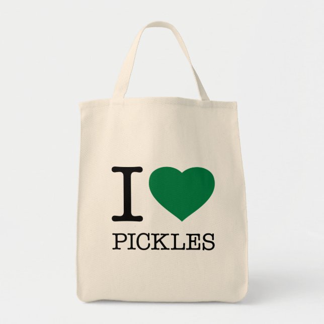 I KÄRLEK PICKLES TYGKASSE (Framsidan)