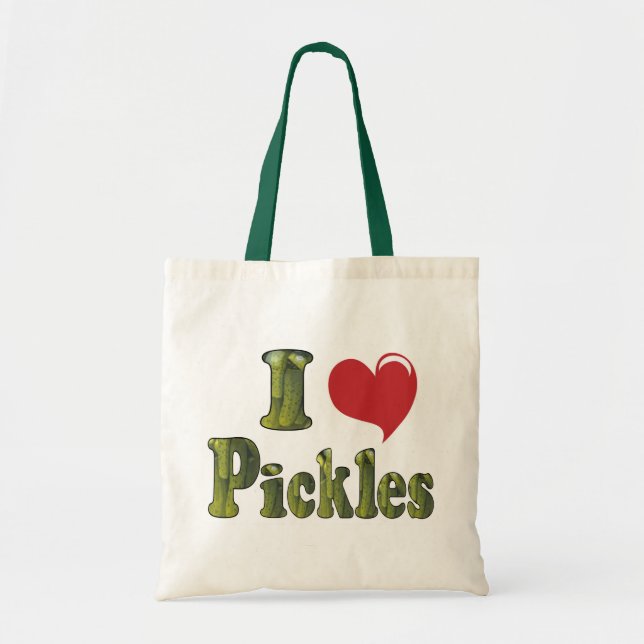 I Kärlek Pickles Tygkasse (Framsidan)