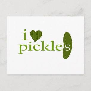 I Kärlek Pickles Vykort