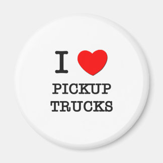 I KÄRLEK PICKUPA LASTBILAR MAGNET