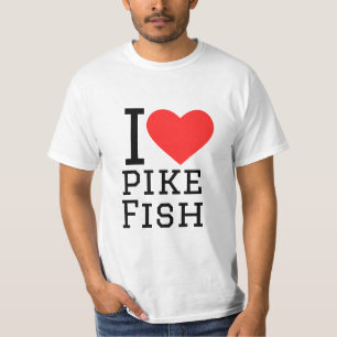 I kärlek-pikfisk t shirt