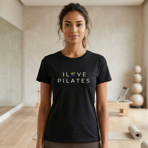 I Kärlek Pilates citerar den minimalistiska hjärta T Shirt