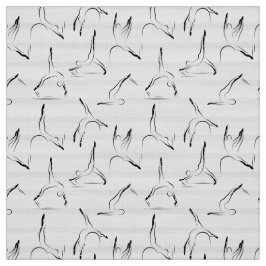 I KÄRLEK PILATES Pilatus i svart färg med rand Tyg