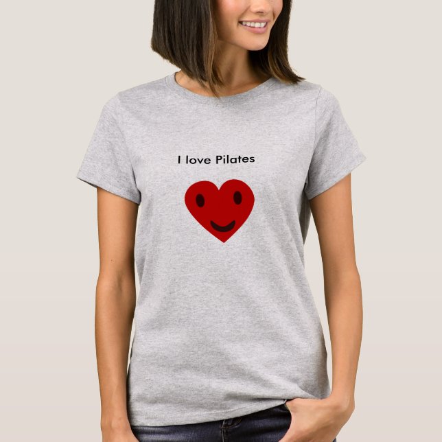 I kärlek Pilates T Shirt (Framsida)