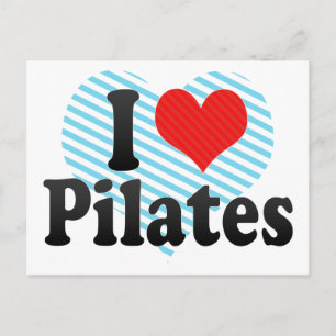 I Kärlek Pilates Vykort