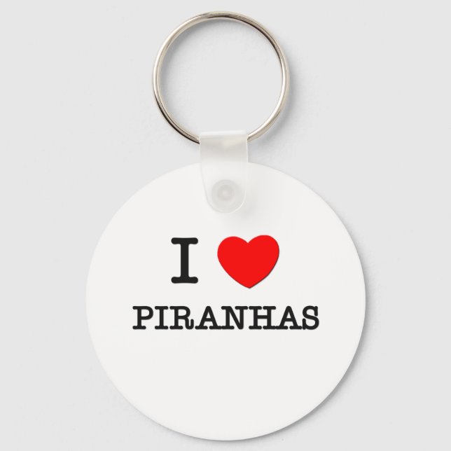 I Kärlek Piranhas Nyckelring (Framsida)
