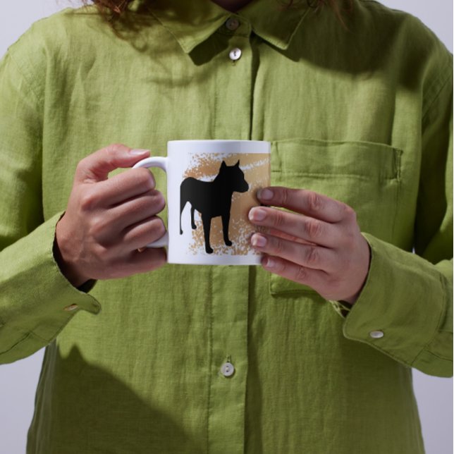 I Kärlek Pitbulls Classic Mugg (Skapare uppladdad)