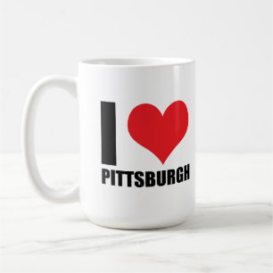 I kärlek Pittsburg Kaffemugg