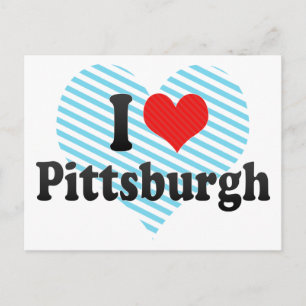 I Kärlek Pittsburgh Vykort