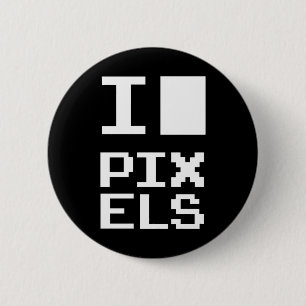 I Kärlek Pixels Knapp