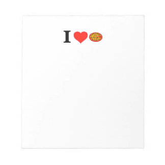 I Kärlek Pizza Anteckningsblock