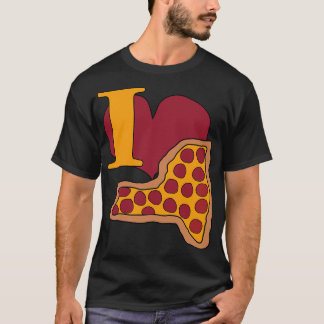 I Kärlek Pizza från New York T Shirt