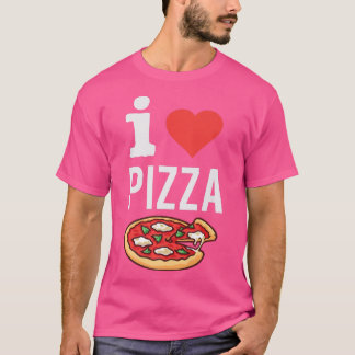 I Kärlek Pizza Funny Pizza Älskare Foodie Italia T Shirt