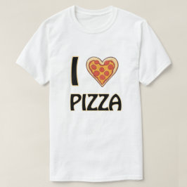 I kärlek Pizza - Lustigt Food Älskare Gift T Shirt