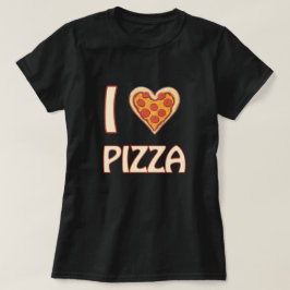 I kärlek Pizza - Lustigt Food Älskare Gift T Shirt
