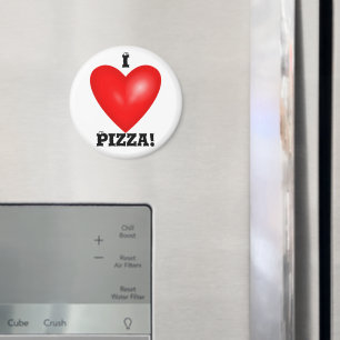 I Kärlek Pizza Magnet