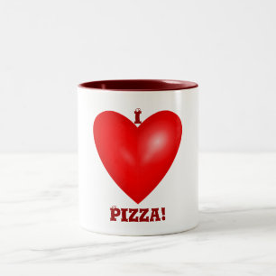 I Kärlek Pizza Mugg