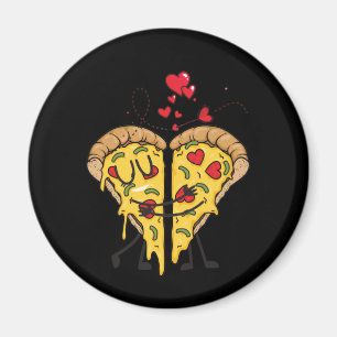 I Kärlek Pizza Roligt Fast Food Magnet