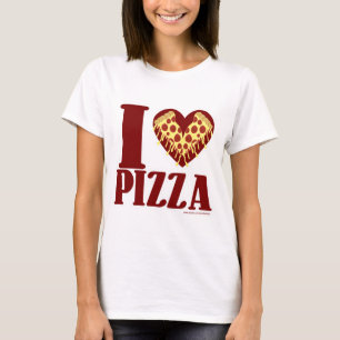 I Kärlek Pizza T Shirt