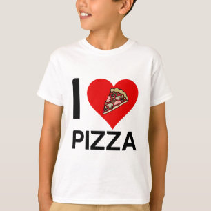 I KÄRLEK PIZZA T SHIRT