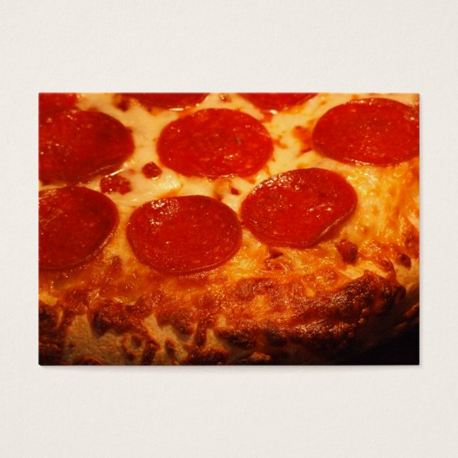 I kärlek Pizza Visitkort (Framsidan)