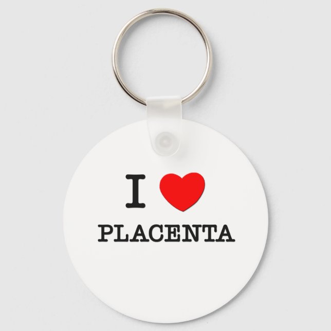 I Kärlek Placenta Nyckelring (Framsida)