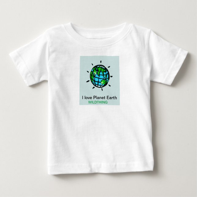 I kärlek Planet Earth - Wildthing - Conservation - T Shirt (Framsida)