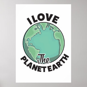 I Kärlek, planeten jorden Poster