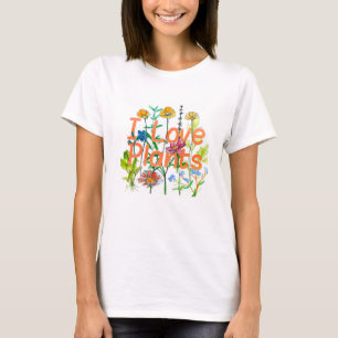 I Kärlek Plants California Poppies Örters T Shirt