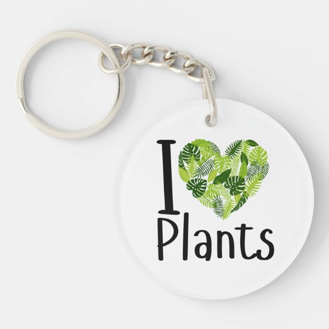 I Kärlek Plants Keychain (Framsidan)