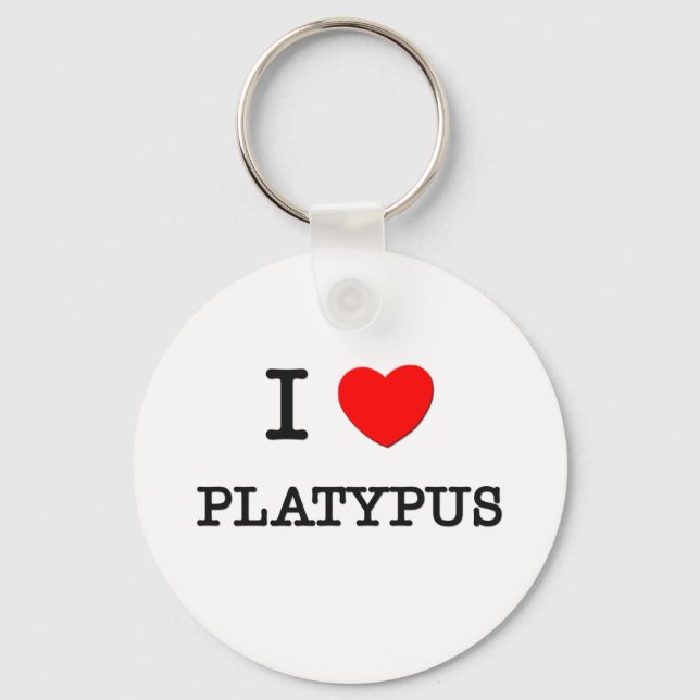 I Kärlek PLATYPUS Nyckelring (Framsida)