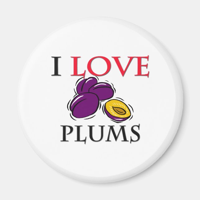 I Kärlek Plums Magnet (Framsidan)