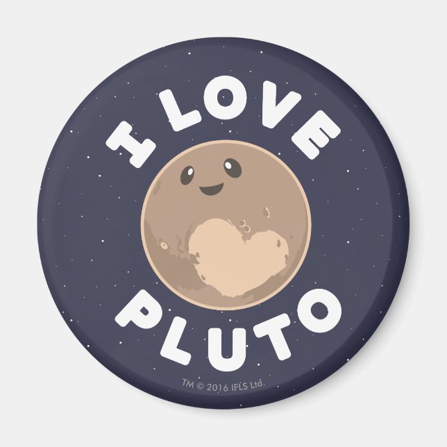 I Kärlek Pluto Magnet (Framsidan)