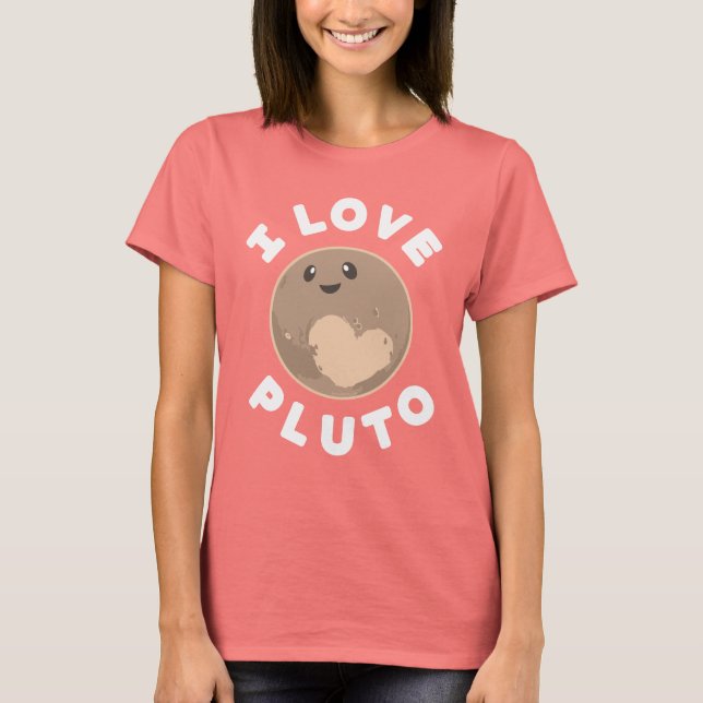 I Kärlek Pluto T Shirt (Framsida)