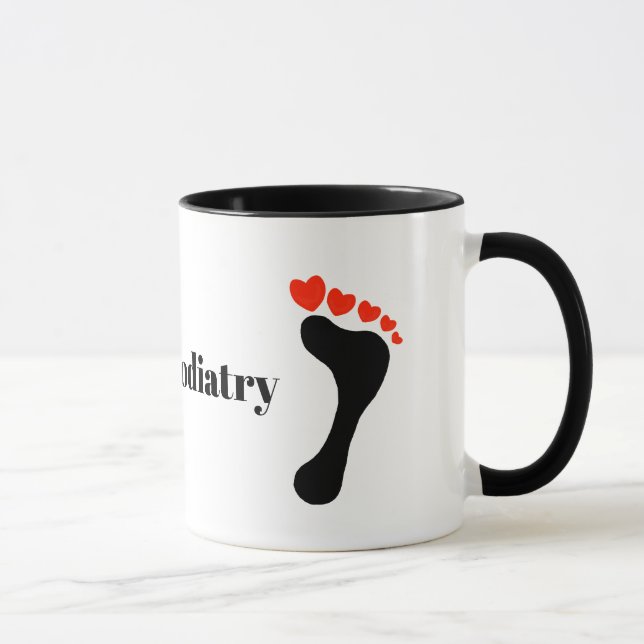 I Kärlek Podiatry Mugg (Höger)