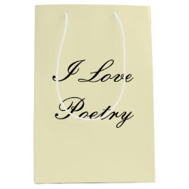 I Kärlek Poetry Gift Bag (Cream & Black)