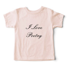 I Kärlek Poetry Småbarn T-Shirt (Cream & Black)