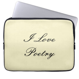 I Kärlek Poetry Tablet Fodral (Cream & Black)