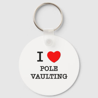 I Kärlek Pole Vaulting Nyckelring